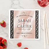 Elegant 46th Pearl Wedding Jubileum Celebration Servet (Insitu)