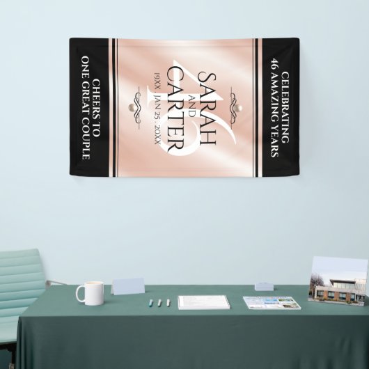 Elegant 46th Pearl Wedding Jubileum Celebration Spandoek (Beurs)