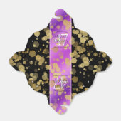 Elegant 47th Amethyst Wedding Jubileum Bedankdoosjes (Uitgevouwen)