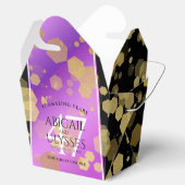 Elegant 47th Amethyst Wedding Jubileum Bedankdoosjes (Geopend)