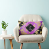 Elegant 47th Amethyst Wedding Jubileum Kussen (Stoel)