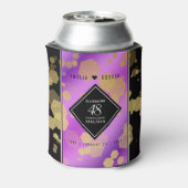 Elegant 48e Amethist Bruiloft Jubileum Blikjeskoeler (Blikje Achterkant)