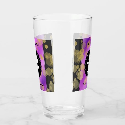 Elegant 48e Amethist Bruiloft Jubileum Glas (Rechts)