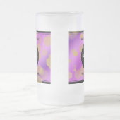 Elegant 48e Amethist Bruiloft Jubileum Matglas Bierpul (Center)