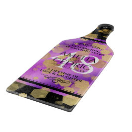 Elegant 48e Amethist Bruiloft Jubileum Snijplank