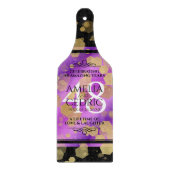 Elegant 48e Amethist Bruiloft Jubileum Snijplank (Voorkant)