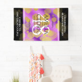 Elegant 48e Amethist Bruiloft Jubileum Spandoek (Insitu)