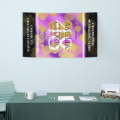 Elegant 48e Amethist Bruiloft Jubileum Spandoek (Beurs)