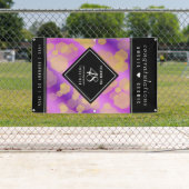 Elegant 48e Amethist Bruiloft Jubileum Spandoek (Insitu)