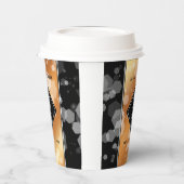 Elegant 49th Copper Wedding Jubileum Papieren Bekers (Links)