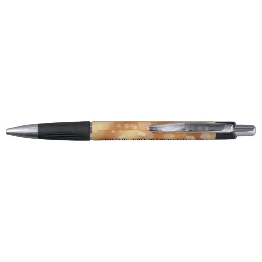 Elegant 49th Copper Wedding Jubileum Pen (Achterkant)