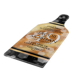 Elegant 49th Copper Wedding Jubileum Snijplank