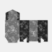 Elegant 4th Linen Wedding Jubileum Celebration Bedankdoosjes (Uitgevouwen)