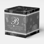 Elegant 4th Linen Wedding Jubileum Celebration Bedankdoosjes (Voorkant Zijde)