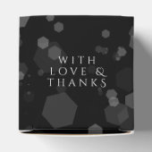 Elegant 4th Linen Wedding Jubileum Celebration Bedankdoosjes (Bovenkant)