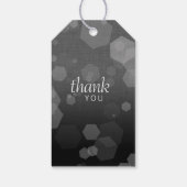 Elegant 4th Linen Wedding Jubileum Celebration Cadeaulabel (Achterkant)