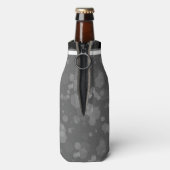 Elegant 4th Linen Wedding Jubileum Celebration Flesjeskoeler (Fles Achterkant)