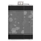 Elegant 4th Linen Wedding Jubileum Celebration Heupfles (Achterkant)