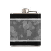 Elegant 4th Linen Wedding Jubileum Celebration Heupfles (Achterkant)