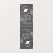 Elegant 4th Linen Wedding Jubileum Celebration Kaart (Binnenkant ongevouwen)