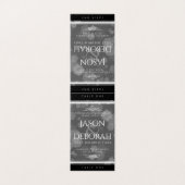 Elegant 4th Linen Wedding Jubileum Celebration Kaart (Buitenkant ongevouwen)