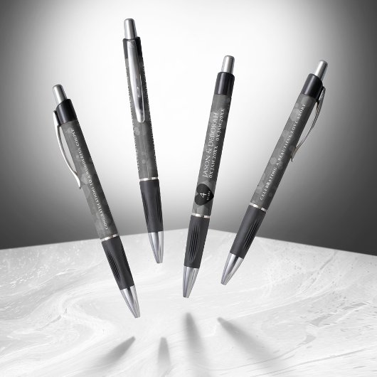 Elegant 4th Linen Wedding Jubileum Celebration Pen