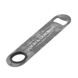 Elegant 4th Linen Wedding Jubileum Celebration Speed Flessenopener