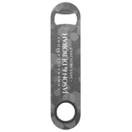 Elegant 4th Linen Wedding Jubileum Celebration Speed Flessenopener