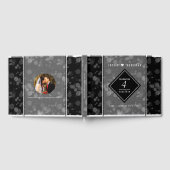 Elegant 4th Linen Wedding Jubileum Gastenboek (Volledig)