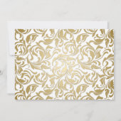 Elegant 50- & Fabulous Decorative Gold Leaves Part Kaart (Achterkant)