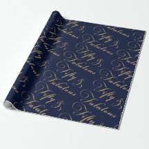 Elegant 50 jaar en Fabulous Gold Navy