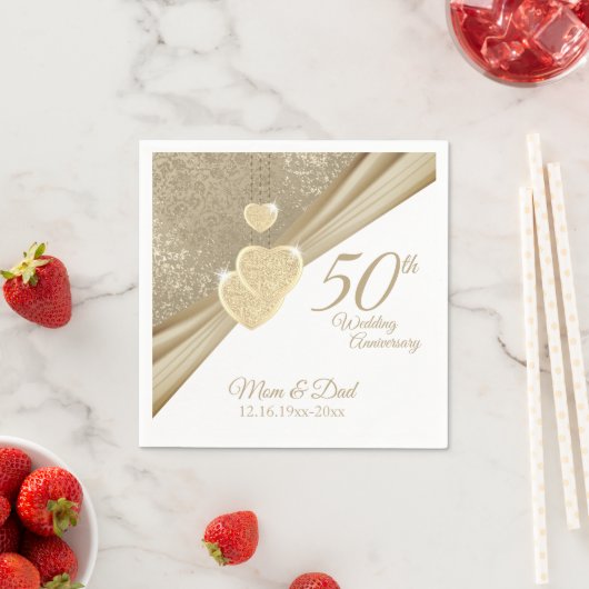 Elegant 50e Jubileum Servet (Insitu)