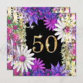 Elegant 50e verloving ter gelegenheid van de bloed kaart (Voorkant / Achterkant)