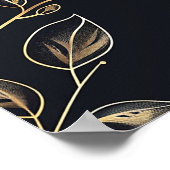 Elegant 50ste huwelijksjubileum welkomstbord poster (Hoek)