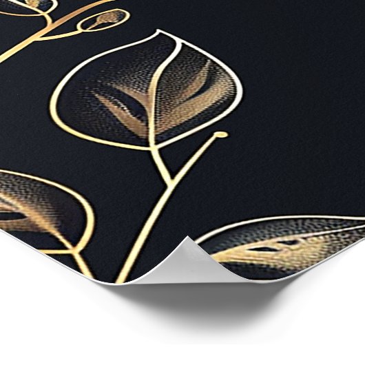 Elegant 50ste huwelijksjubileum welkomstbord poster (Hoek)