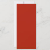 Elegant 50ste verjaardag programma Red Gold (Achterkant)