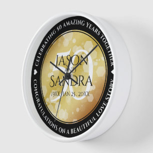 Elegant 50th Golden Wedding Jubileum