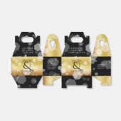 Elegant 50th Golden Wedding Jubileum Bedankdoosjes (Uitgevouwen)