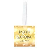 Elegant 50th Golden Wedding Jubileum Decoratie (Voorkant)