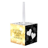 Elegant 50th Golden Wedding Jubileum Decoratie (Achter hoekig)