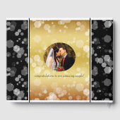 Elegant 50th Golden Wedding Jubileum Gastenboek (Achterkant)