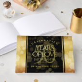 Elegant 50th Golden Wedding Jubileum Gastenboek