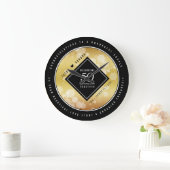 Elegant 50th Golden Wedding Jubileum Grote Klok (Huis)