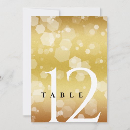 Elegant 50th Golden Wedding Jubileum Kaart (Voorkant)