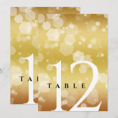 Elegant 50th Golden Wedding Jubileum Kaart (Voorkant / Achterkant)