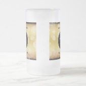 Elegant 50th Golden Wedding Jubileum Matglas Bierpul (Center)