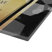 Elegant 50th Golden Wedding Jubileum Snijplank (Hoek)