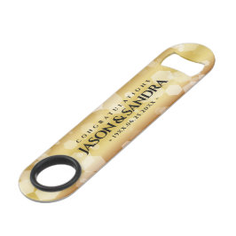 Elegant 50th Golden Wedding Jubileum Speed Flessenopener