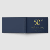 Elegant 50th Wedding Jubileum Gastenboek (Volledig)