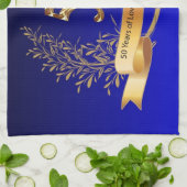 Elegant 50th Wedding Jubileum Gifts Theedoek (Gevouwen)